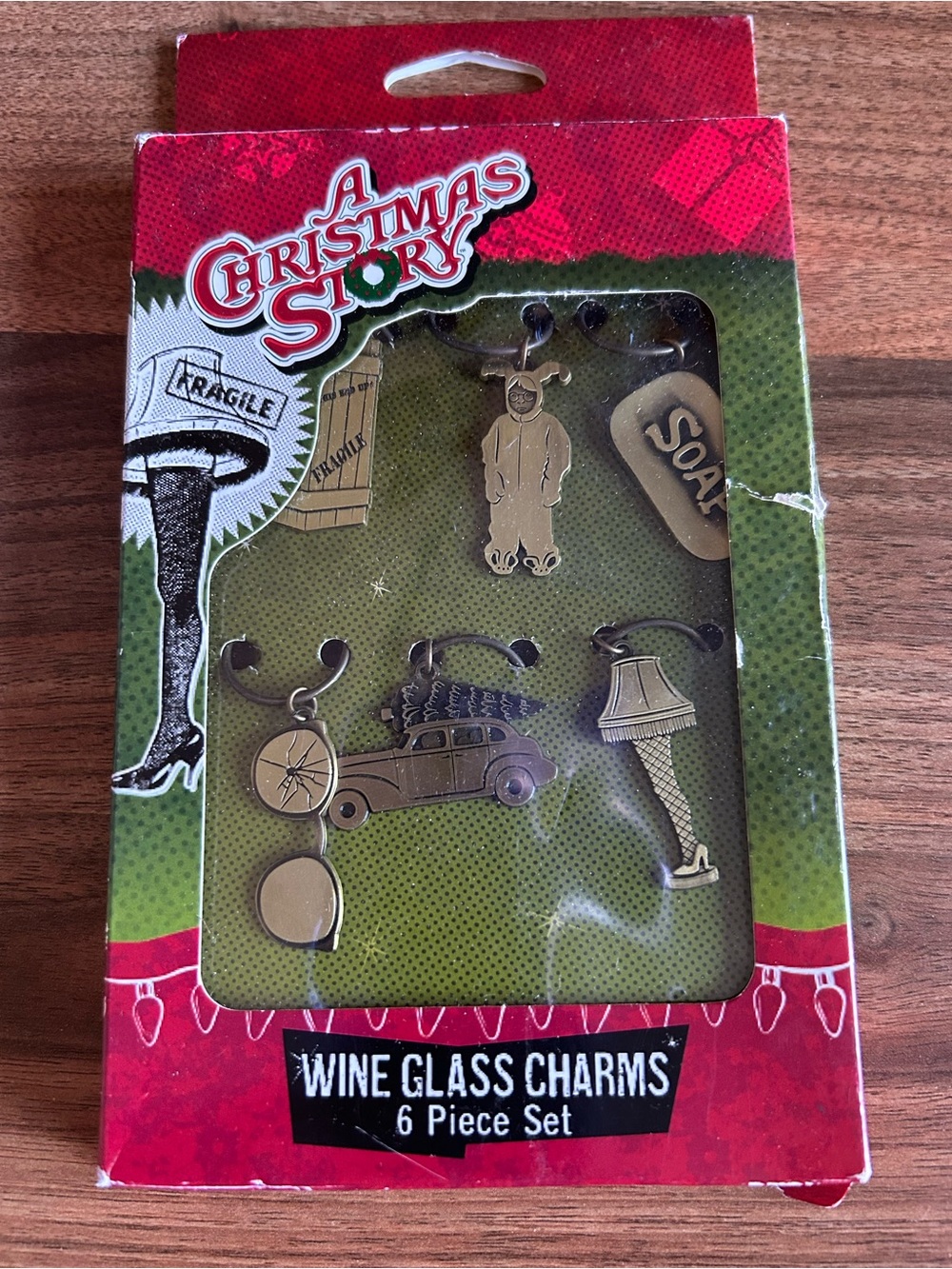 A Christmas Story Wine Glass Charms